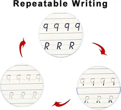Sank Magic Practice Copybook (4 BOOKS,1 PEN,1 GRIP,10 REFILL)